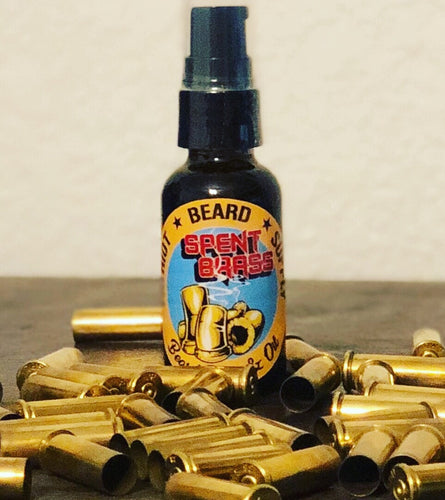 SPENT BRASS BEARD OIL